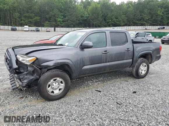 2021 Toyota Tacoma SR with VIN 3TMCZ5AN3MM377922, listed as a Copart auction lot 58915695 with 62,143 mi miles and Salvage title. Bid and sale history available at DreamBid. Image 1.