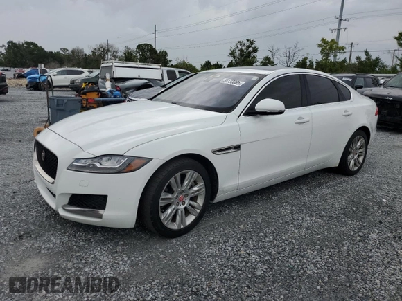 2017 Jaguar XF 35t Premium with VIN SAJBD4BV7HCY48451, listed as a Copart auction lot 58133385 with 65,085 mi miles and Salvage title. Bid and sale history available at DreamBid. Image 1.