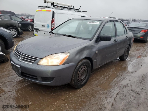 2006 Mitsubishi Lancer ES with VIN JA3AJ26E76U073804, listed as a Copart auction lot 86088794 with 135,511 mi miles and Salvage Title. Bid and sale history available at carsss.com. Image 1.