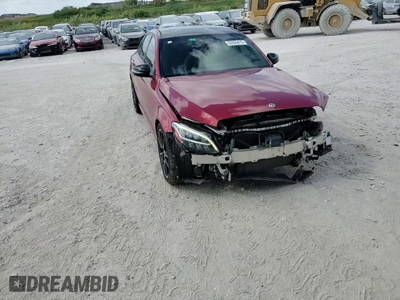 2019 Mercedes-Benz C 300 with VIN 55SWF8DB8KU283303, listed as a Copart auction lot 52826415 with 50,871 mi miles and Salvage Title. Bid and sale history available at DreamBid. Image 14.