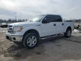 2014 Ford F-150 XL with VIN 1FTFW1EF9EKF97883, listed as a Copart auction lot 46452045 with 127,277 mi miles and Salvage title. Bid and sale history available at DreamBid. Image 1.
