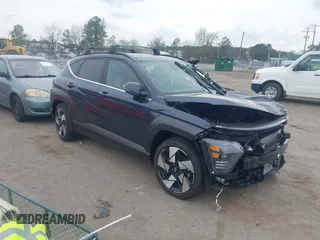 2024 Hyundai Kona Limited with VIN KM8HECA32RU172367, listed as a IAAI auction lot 41951008 with 7,306 mi miles and . Bid and sale history available at carsss.com. Image 1.