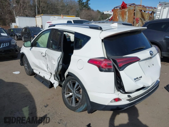 2018 Toyota RAV4 XLE with VIN JTMRFREV1JJ259705, listed as a IAAI auction lot 41779233 with 73,099 mi miles. Bid and sale history available at carsss.com. Image 3.
