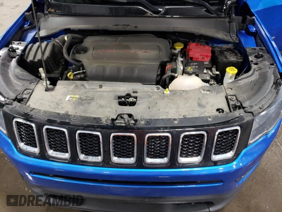 2021 Jeep Compass Altitude with VIN 3C4NJCBB3MT580971, listed as a Copart auction lot 73720904 with 77,316 mi miles and Salvage Title. Bid and sale history available at carsss.com. Image 14.
