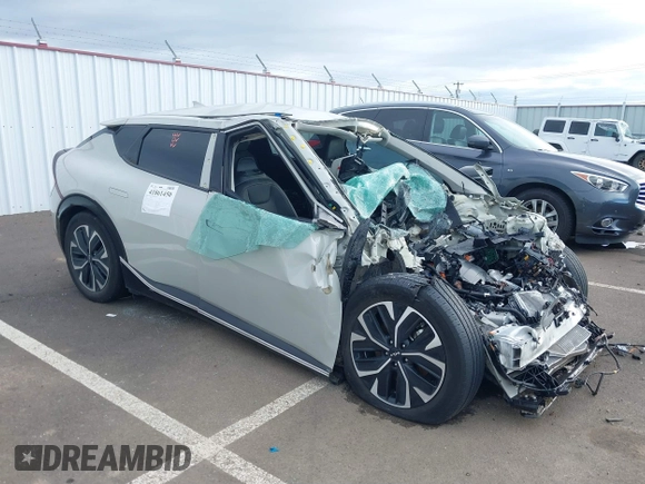2022 Kia EV6 Wind with VIN KNDC3DLC1N5053043, listed as a IAAI auction lot 41861450 with Not Provided miles and . Bid and sale history available at DreamBid. Image 1.