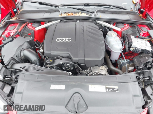 2021 Audi A4 S line Premium with VIN WAUDAAF45MA030185, listed as a IAAI auction lot 41065390 with Not Provided miles and . Bid and sale history available at DreamBid. Image 10.