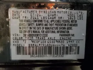 2021 Nissan Sentra SR with VIN 3N1AB8DVXMY312330, listed as a Copart auction lot 81707484 with 39,020 mi miles and Salvage Title. Bid and sale history available at DreamBid. Image 13.