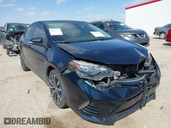 2019 Toyota Corolla L with VIN 2T1BURHE0KC154489, listed as a IAAI auction lot 41840201 with 112,248 mi miles and . Bid and sale history available at DreamBid. Image 1.