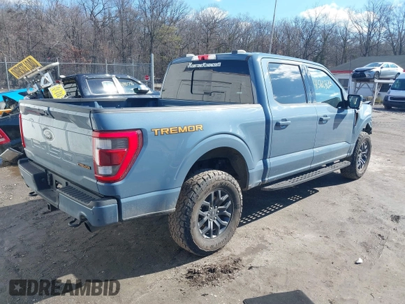 2023 Ford F-150 XL with VIN 1FTEW1E81PFA49918, listed as a IAAI auction lot 41560333 with 32,172 mi miles. Bid and sale history available at carsss.com. Image 4.
