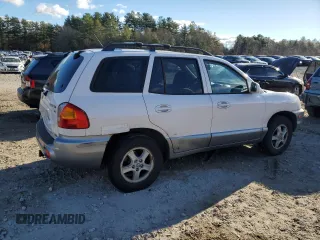 2004 Hyundai Santa Fe GLS with VIN KM8SC73D34U825791, listed as a Copart auction lot 80548534 with 124,080 mi miles and Clean Title. Bid and sale history available at carsss.com. Image 3.