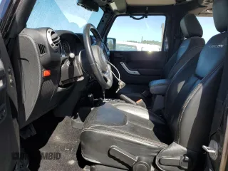2014 Jeep Wrangler Rubicon with VIN 1C4BJWCG1EL168575, listed as a Copart auction lot 75095814 with 65,770 mi miles and Salvage title. Bid and sale history available at DreamBid. Image 7.