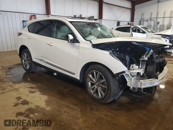 2021 Acura RDX Technology with VIN 5J8TC2H53ML046797, listed as a Copart auction lot 63848765 with Not provided miles and Salvage title. Bid and sale history available at DreamBid. Image 4.
