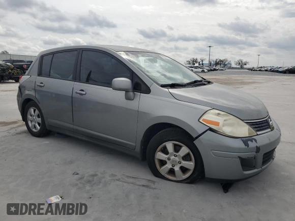 2007 Nissan Versa 1.8 S with VIN 3N1BC13E97L417470, listed as a Copart auction lot 45952315 with 0 mi miles and Salvage Title. Bid and sale history available at carsss.com. Image 4.