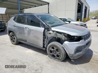 2023 Jeep Compass Trailhawk с VIN 3C4NJDDN6PT540840, выставлен на аукционе Copart как лот 56580895 с пробегом 12 680 миль миль и Списание • Salvage title. История ставок и продаж доступна на DreamBid. Изображение 4.