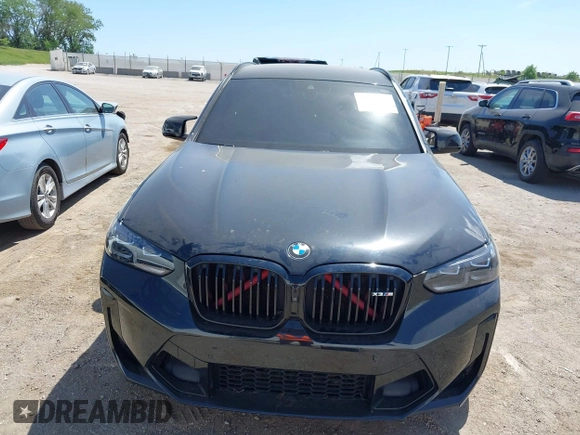 2022 BMW X3 M with VIN 5YM13EC04N9L89028, listed as a IAAI auction lot 42258087 with 23,240 mi miles and . Bid and sale history available at DreamBid. Image 6.