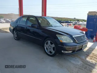 2006 Lexus LS 430 z VIN JTHBN36F965047075, wystawiony jako IAAI lot #42243116 z przebiegiem 128 088 mil mil oraz . Historia ofert i sprzedaży dostępna na DreamBid. Obrazek 1.