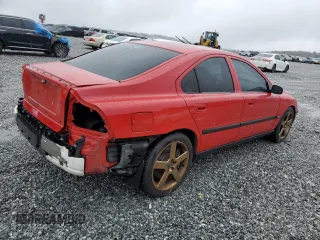 2004 Volvo S60 R with VIN YV1RH52Y642385732, listed as a Copart auction lot 73304674 with 0 mi miles and Salvage Title. Bid and sale history available at carsss.com. Image 3.