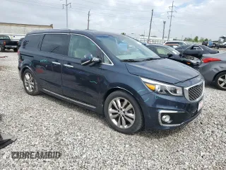 2016 Kia Sedona SX-L with VIN KNDME5C17G6186258, listed as a Copart auction lot 55742885 with 98,487 mi miles and Clean Title. Bid and sale history available at DreamBid. Image 4.