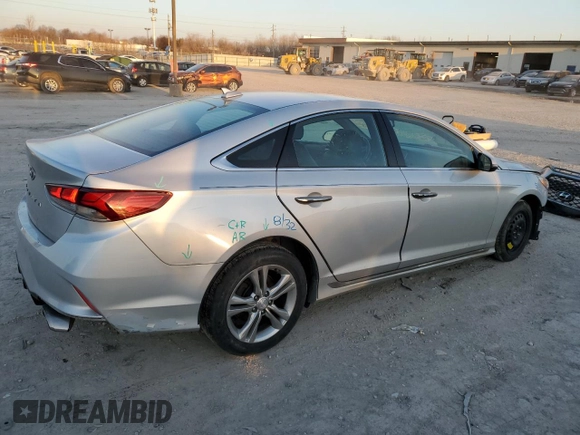 2018 Hyundai Sonata SEL with VIN 5NPE34AFXJH704704, listed as a Copart auction lot 48059695 with 79,754 mi miles and Salvage Title. Bid and sale history available at DreamBid. Image 3.