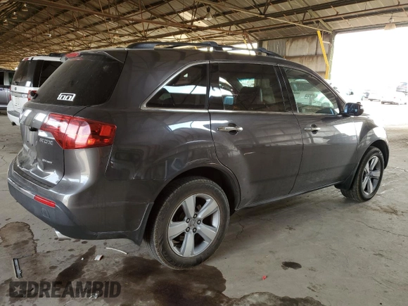2010 Acura MDX with VIN 2HNYD2H29AH533769, listed as a Copart auction lot 49203775 with 175,045 mi miles and Salvage Title. Bid and sale history available at carsss.com. Image 3.