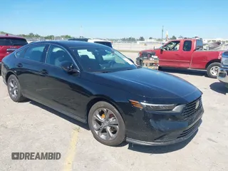 2024 Honda Accord EX with VIN 1HGCY1F39RA084924, listed as a IAAI auction lot 41686205 with 1,262 mi miles and . Bid and sale history available at DreamBid. Image 1.