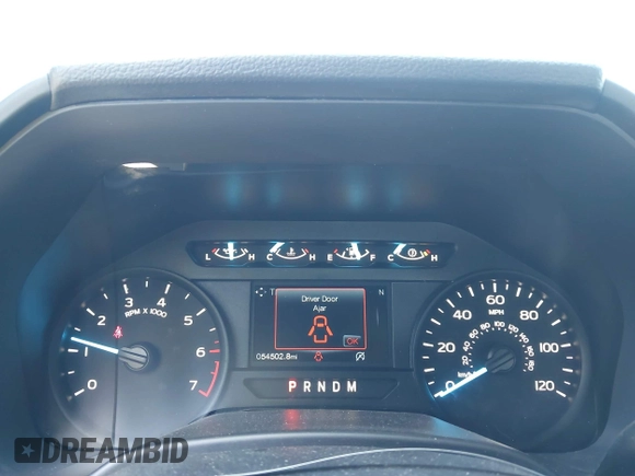 2020 Ford F-150 XL with VIN 1FTEW1E55LFB44370, listed as a IAAI auction lot 42635004 with 54,502 mi miles and . Bid and sale history available at DreamBid. Image 7.