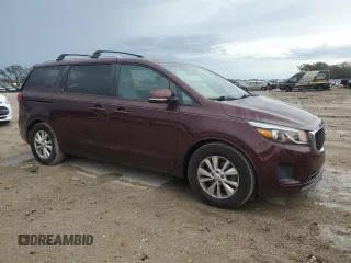 2017 Kia Sedona LX with VIN KNDMB5C19H6320486, listed as a Copart auction lot 73215754 with 100,891 mi miles and Salvage Title. Bid and sale history available at carsss.com. Image 4.