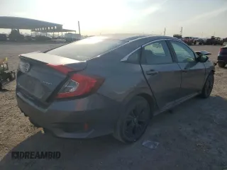 2019 Honda Civic Sport with VIN 19XFC2F88KE033848, listed as a Copart auction lot 53356735 with 78,274 mi miles and Salvage title. Bid and sale history available at DreamBid. Image 3.