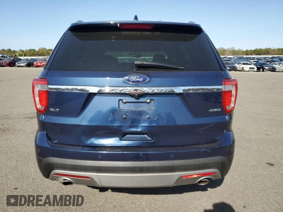 2016 Ford Explorer XLT with VIN 1FM5K8D88GGC00409, listed as a Copart auction lot 53890745 with 175,762 mi miles and Salvage Title. Bid and sale history available at DreamBid. Image 6.