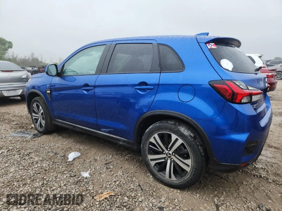 2020 Mitsubishi Outlander ES with VIN JA4AR3AU0LU010368, listed as a Copart auction lot 60640025 with 43,553 mi miles and Salvage title. Bid and sale history available at DreamBid. Image 2.