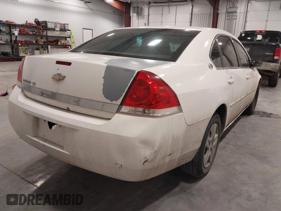 2006 Chevrolet Impala LS with VIN 2G1WB58K569231250, listed as a IAAI auction lot 41839214 with 182,182 mi miles and . Bid and sale history available at DreamBid. Image 4.