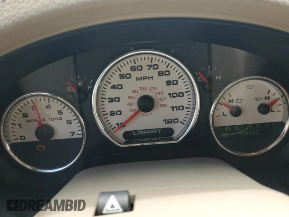 2006 Ford F-150 XLT z VIN 1FTPW12V66FB63348, wystawiony jako Copart lot #55059035 z przebiegiem 198 957 mil mil oraz Szkoda całkowita • Salvage title. Historia ofert i sprzedaży dostępna na DreamBid. Obrazek 9.
