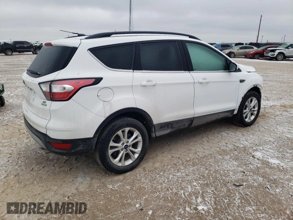 2018 Ford Escape SE with VIN 1FMCU0G99JUB85743, listed as a Copart auction lot 44199235 with 105,025 mi miles and Salvage Title. Bid and sale history available at carsss.com. Image 3.