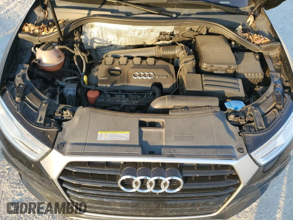 2016 Audi Q3 Premium Plus with VIN WA1EFCFS2GR012956, listed as a Copart auction lot 77747174 with 14,411 mi miles and Salvage Title. Bid and sale history available at carsss.com. Image 12.