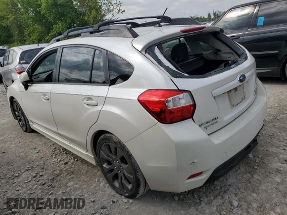 2014 Subaru Impreza Special Sports Limited z VIN JF1GPAS64E8238403, wystawiony jako Copart lot #58225585 z przebiegiem Nie podano mil oraz Szkoda całkowita • Salvage title. Historia ofert i sprzedaży dostępna na DreamBid. Obrazek 2.
