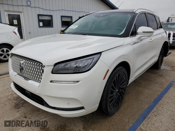 2021 Lincoln Corsair Reserve with VIN 5LMCJ2C92MUL23702, listed as a Copart auction lot 49817055 with 36,716 mi miles and Salvage Title. Bid and sale history available at carsss.com. Image 1.