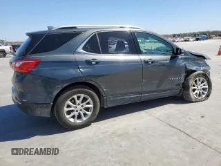 2018 Chevrolet Equinox LT with VIN 2GNAXJEV7J6239989, listed as a Copart auction lot 49865715 with 135,297 mi miles and Salvage Title. Bid and sale history available at carsss.com. Image 3.
