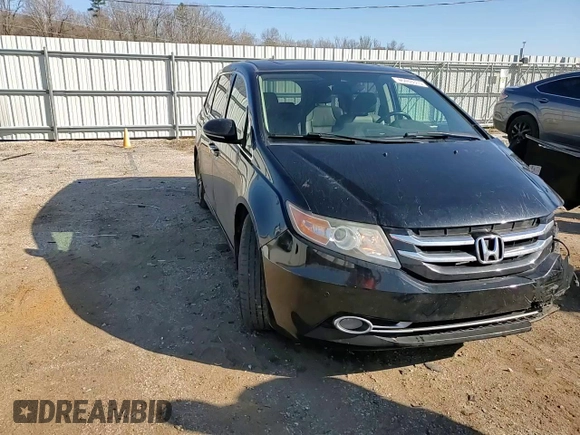 2014 Honda Odyssey Touring with VIN 5FNRL5H94EB133819, listed as a Copart auction lot 46469315 with 170,574 mi miles and Salvage Title. Bid and sale history available at carsss.com. Image 11.