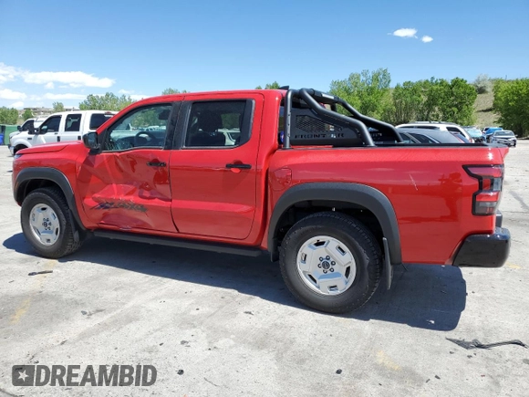 2024 Nissan Frontier S with VIN 1N6ED1EK9RN630171, listed as a Copart auction lot 57525205 with 13,874 mi miles and Salvage title. Bid and sale history available at DreamBid. Image 2.