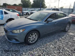2015 Mazda 6 i Sport with VIN JM1GJ1U53F1198826, listed as a Copart auction lot 54195065 with 214,601 mi miles and Salvage Title. Bid and sale history available at carsss.com. Image 1.
