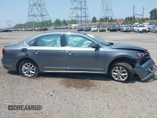 2016 Volkswagen Passat 1.8T S with VIN 1VWAT7A31GC053602, listed as a IAAI auction lot 39851781 with 1 mi miles. Bid and sale history available at carsss.com. Image 14.