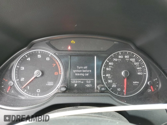 2014 Audi Q5 Premium z VIN WA1CFAFP5EA074239, wystawiony jako Copart lot #58604605 z przebiegiem 125 914 mil mil oraz Czysty tytuł • Clean title. Historia ofert i sprzedaży dostępna na DreamBid. Obrazek 9.