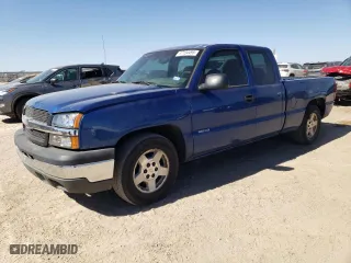 2003 Chevrolet Silverado 1500 Work Truck with VIN 1GCEC19X63Z318143, listed as a Copart auction lot 47134495 with 98,653 mi miles and Salvage Title. Bid and sale history available at carsss.com. Image 1.
