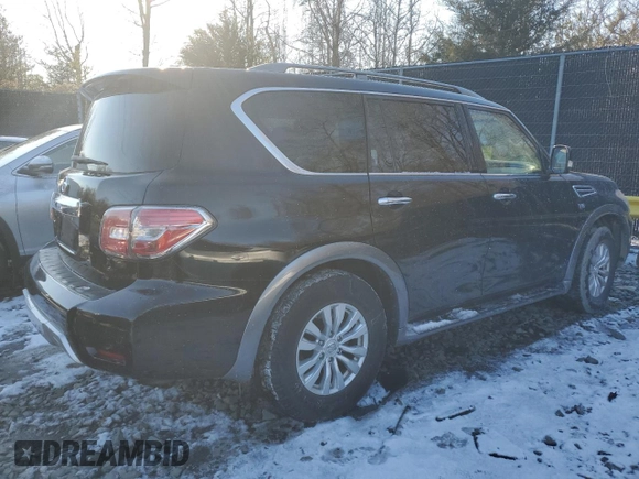 2018 Nissan Armada SV with VIN JN8AY2ND8J9051980, listed as a Copart auction lot 88018675 with 115,068 mi miles and Salvage Title. Bid and sale history available at carsss.com. Image 3.