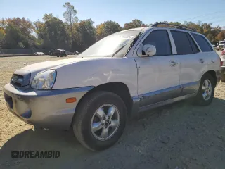2005 Hyundai Santa Fe GLS with VIN KM8SC73D85U921384, listed as a Copart auction lot 77441524 with 33,254 mi miles and Salvage Title. Bid and sale history available at carsss.com. Image 1.