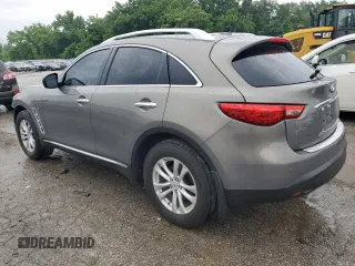 2016 Infiniti QX70 with VIN JN8CS1MW4GM751993, listed as a Copart auction lot 56351675 with Not provided miles and Salvage title. Bid and sale history available at DreamBid. Image 2.