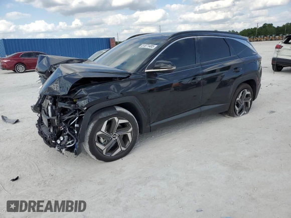 2024 Hyundai Tucson Limited z VIN 5NMJE3DE7RH408666, wystawiony jako Copart lot #51071485 z przebiegiem 5 743 mil mil oraz Nie do naprawy • Non repairable. Historia ofert i sprzedaży dostępna na DreamBid. Obrazek 1.