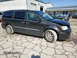 2015 Chrysler Town & Country Touring with VIN 2C4RC1BG1FR628145, listed as a Copart auction lot 50597435 with 115,177 mi miles and Salvage Title. Bid and sale history available at carsss.com. Image 4.