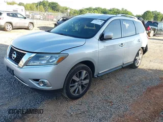 2013 Nissan Pathfinder SL with VIN 5N1AR2MM0DC656198, listed as a IAAI auction lot 42458798 with 140,793 mi miles and . Bid and sale history available at DreamBid. Image 2.