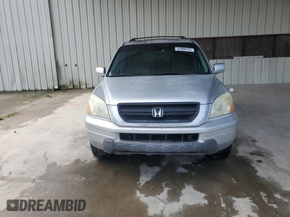 2003 Honda Pilot EX z VIN 2HKYF18593H563871, wystawiony jako Copart lot #55968445 z przebiegiem 213 637 mil mil oraz Szkoda całkowita • Salvage title. Historia ofert i sprzedaży dostępna na DreamBid. Obrazek 5.